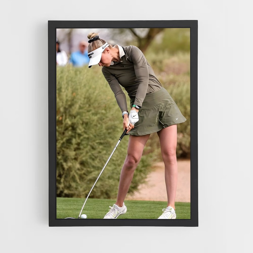 Poster Swing Émeraude – affiche Golf (vue 2)